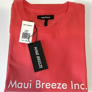 Folded coral Maui Breeze t-shirt with tags