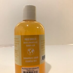 Orange Maui Breeze papaya aloe shower gel bottle