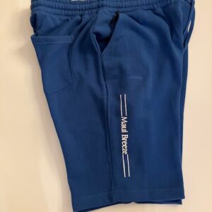Blue shorts with Maui Breeze logo