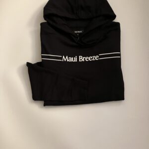 Maui Breeze Hooded Sweatshirt Black
